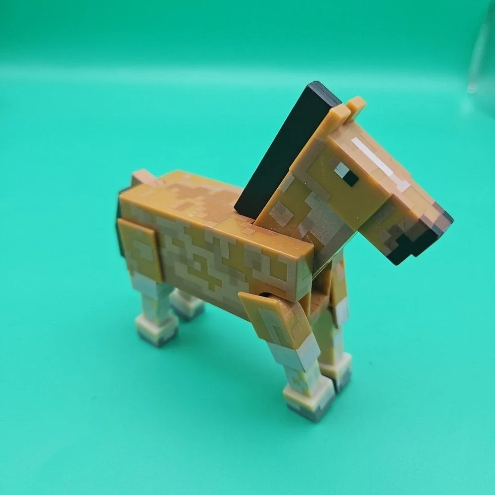 Jazwares Minecraft Overworld BROWN HORSE Chestnut Black Action Figure Toy‎